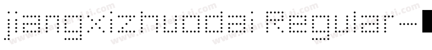 jiangxizhuodai Regular字体转换